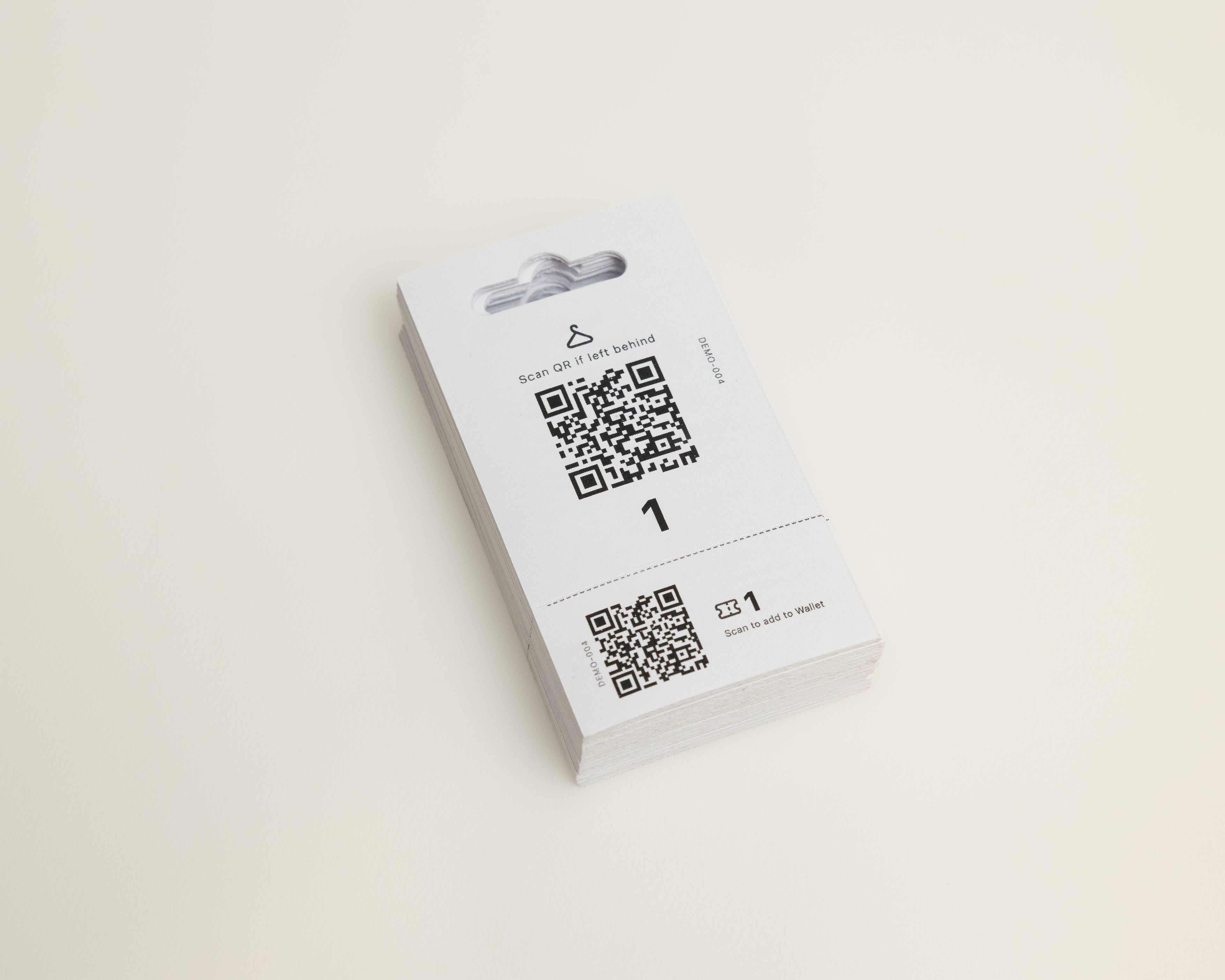 QR Cloakroom Tickets Digital | Apple Wallet & Google Wallet Cloakroom Tags