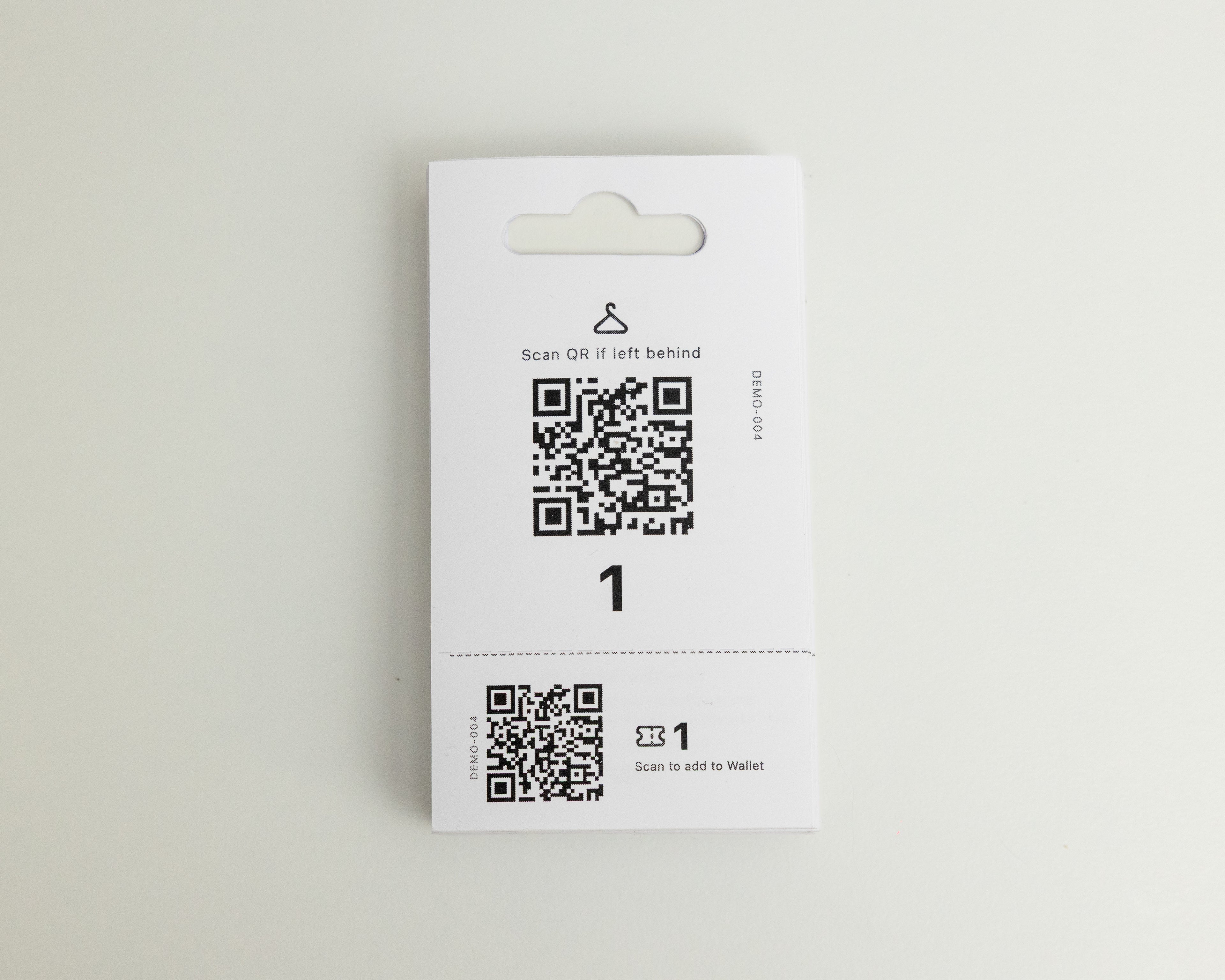 QR Cloakroom Tickets Digital | Apple Wallet & Google Wallet Cloakroom Tags
