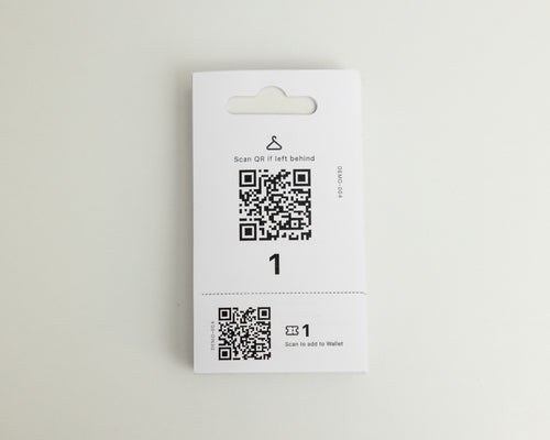 QR Cloakroom Tickets Digital | Apple Wallet & Google Wallet Cloakroom Tags